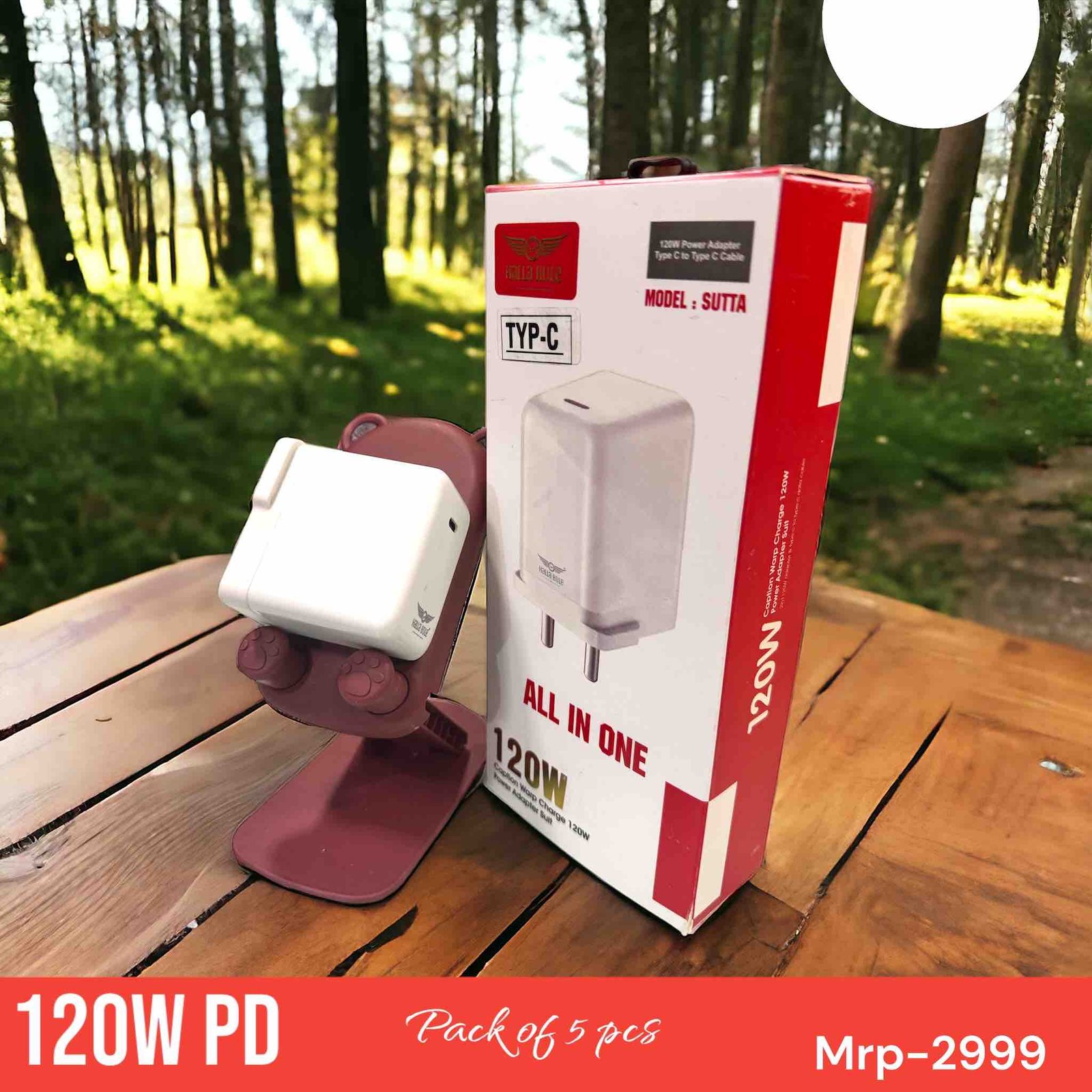 120w pd super fast charger with 6month guarantee 