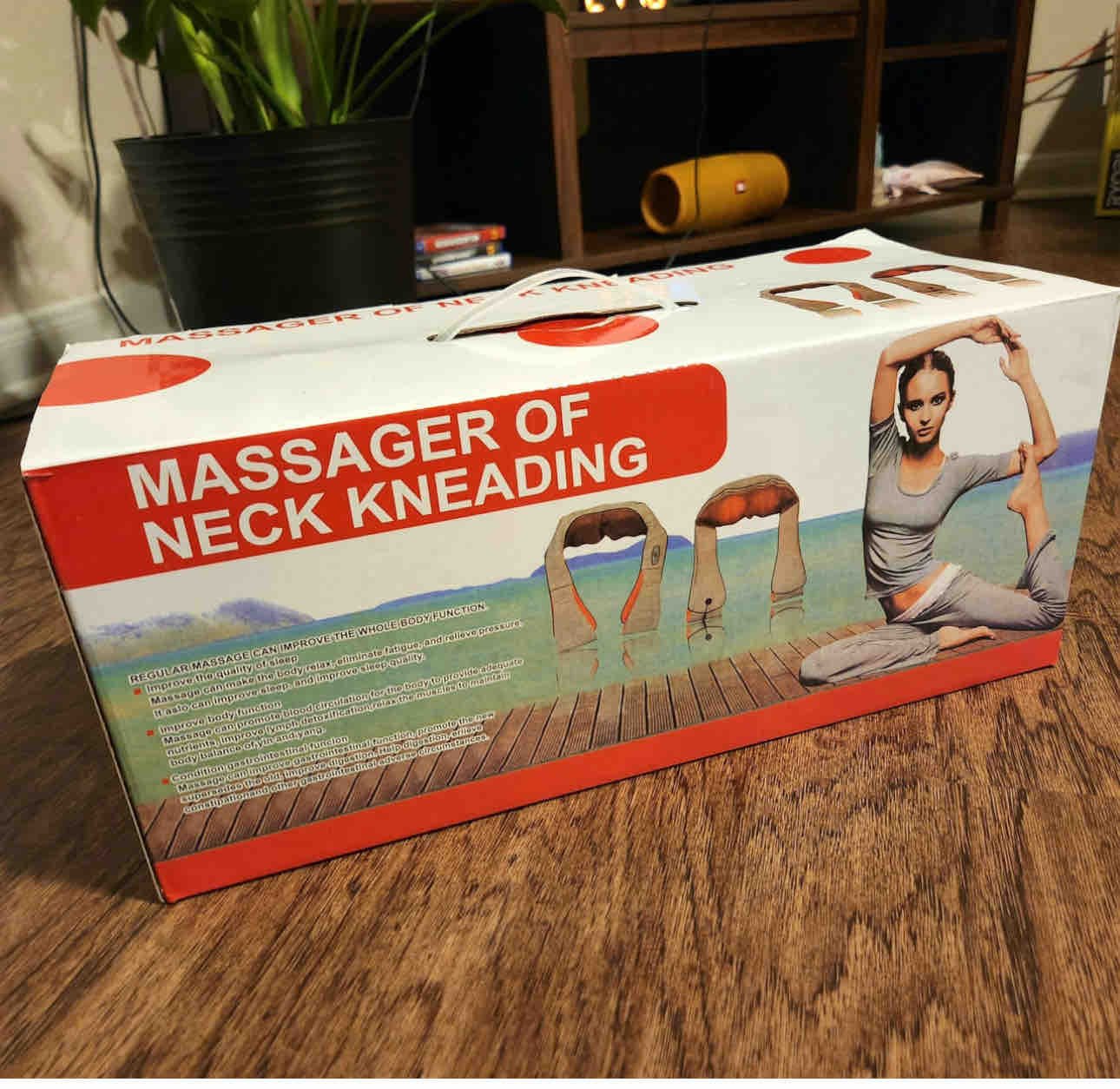 Neck and back massager