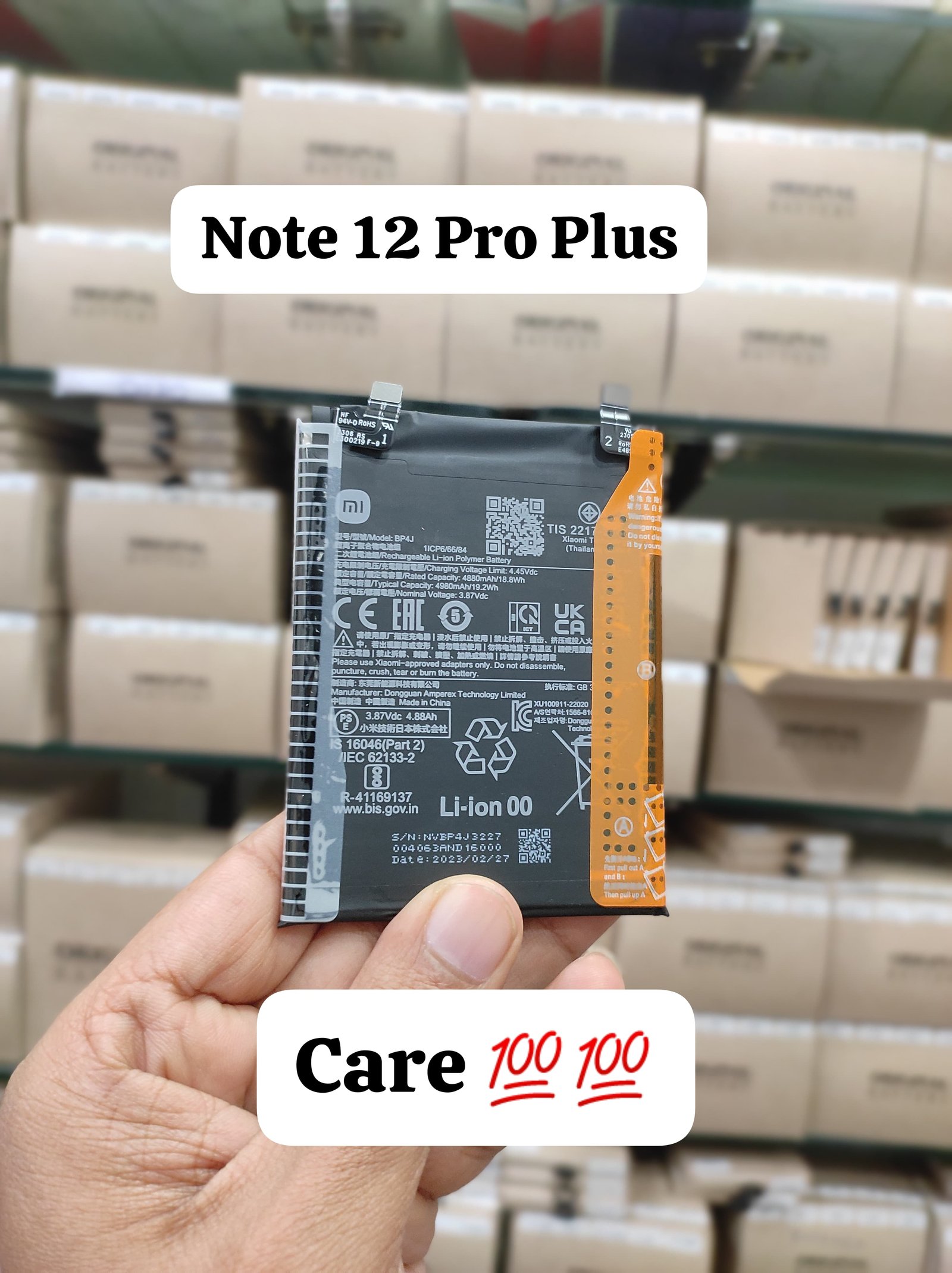 Mi care Original Fresh Battery 