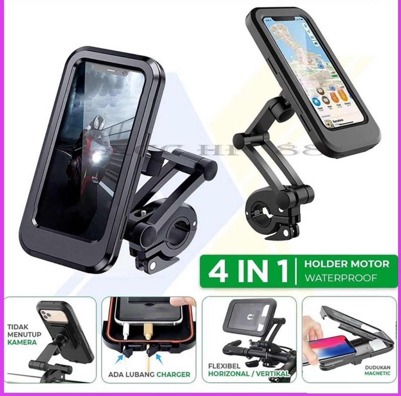 Waterproof mobile bike holder ( imported )