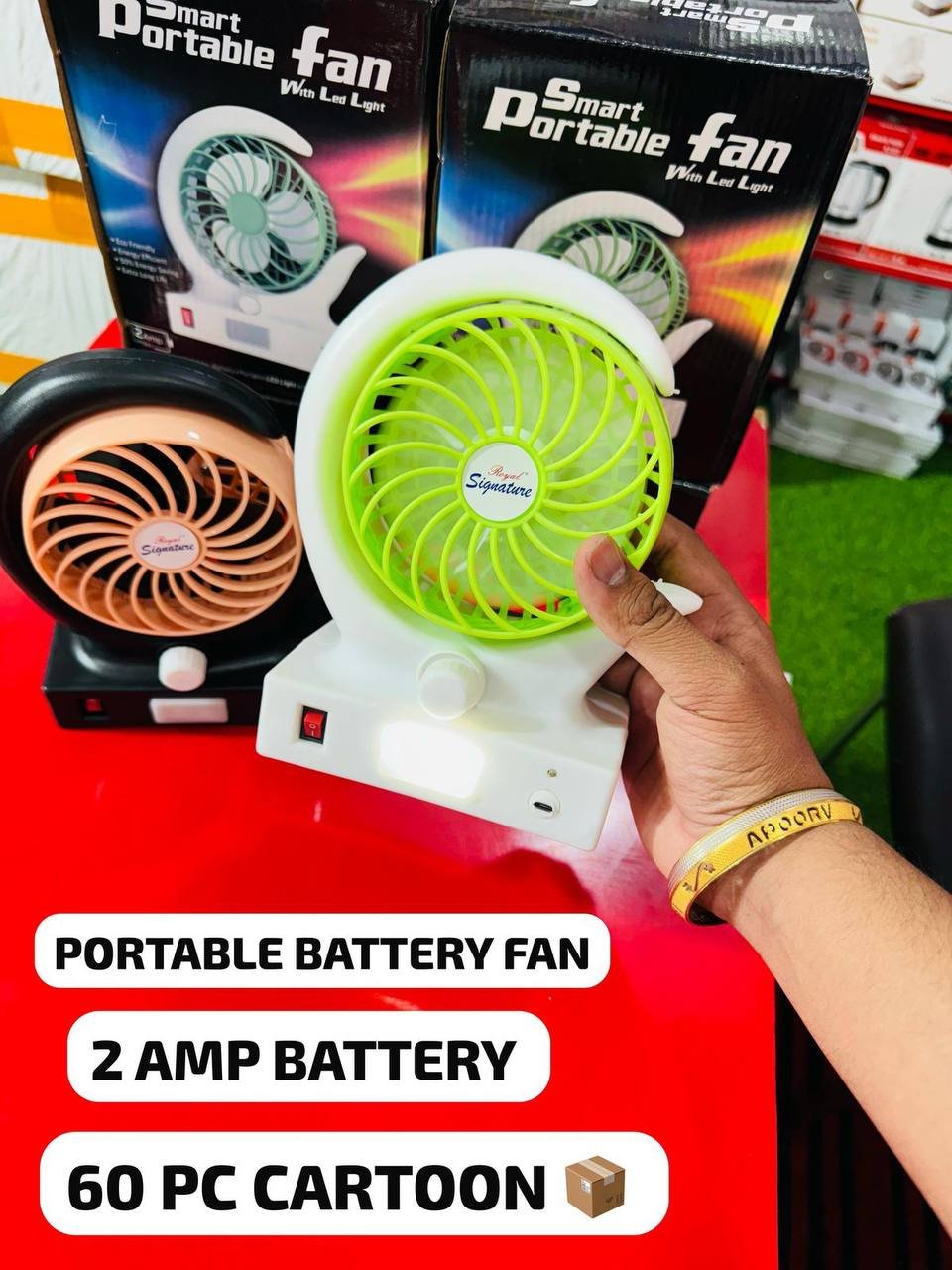 Portable battery fan ( big size )