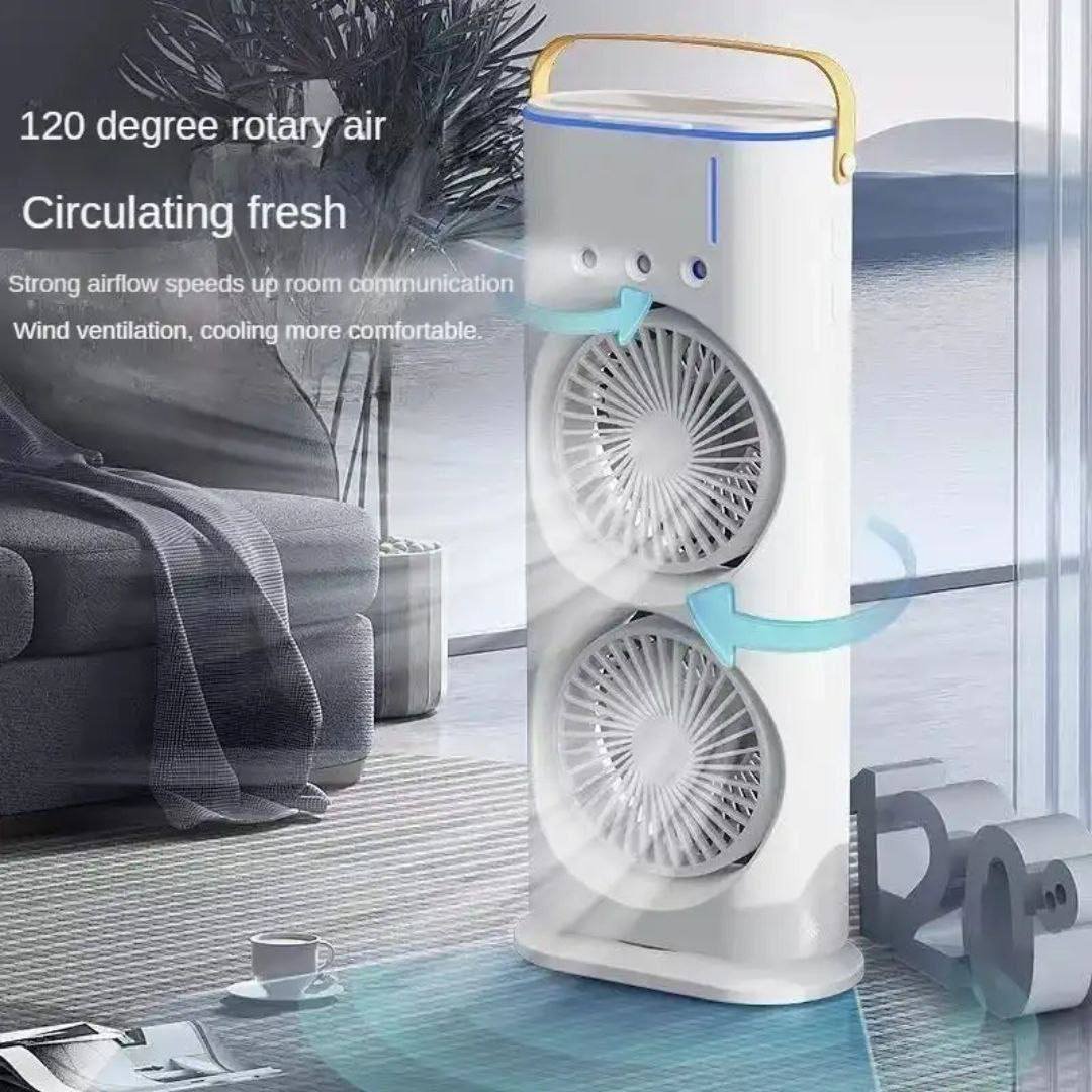 Double fan with water sprey ( imported )