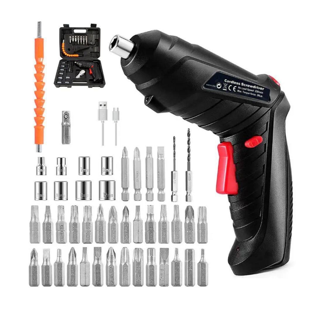 Rechargable Screw + Drill Gun (Imported)